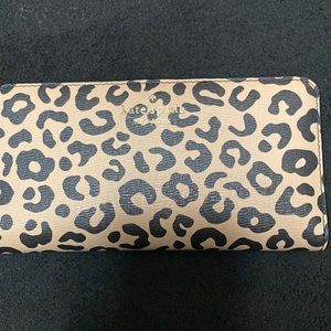 Kate spade cheetah wallet